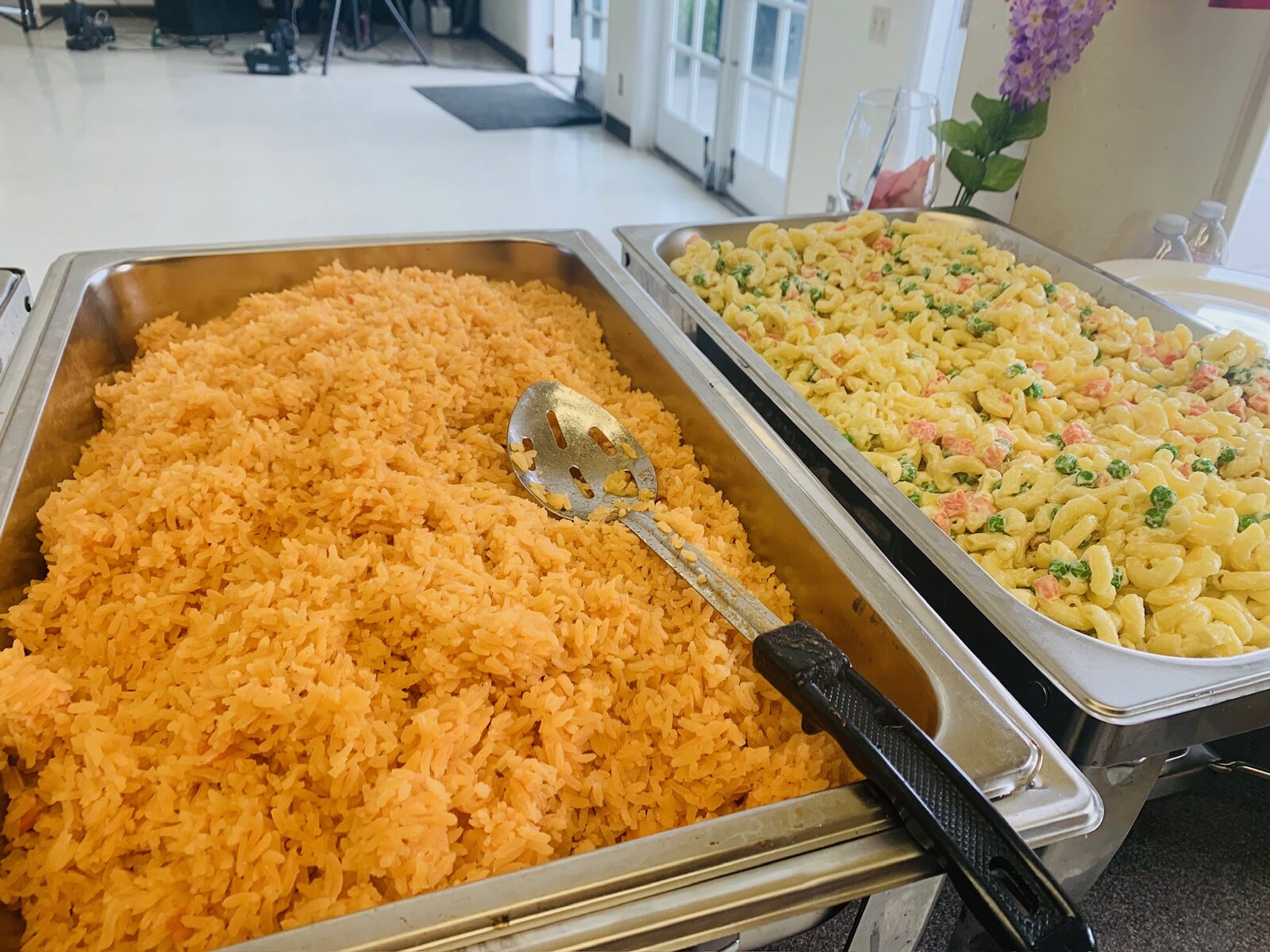 Buffet setup